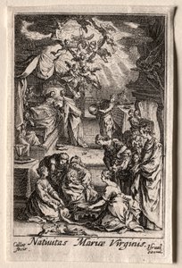 Życie Dziewicy: Narodziny Dziewicy autorstwa Jacques Callot