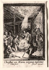 Życie Dziewicy: Narodzenia autorstwa Jacques Callot