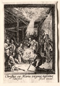 Życie Dziewicy: Narodzenia. autorstwa Jacques Callot