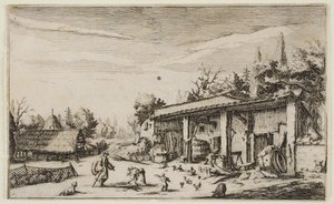 Małe gospodarstwo autorstwa Jacques Callot