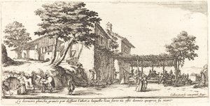Mała krata, 1635. autorstwa Jacques Callot
