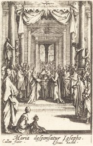 Małżeństwo Dziewicy autorstwa Jacques Callot