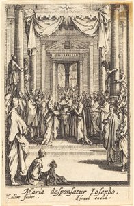 Wesele Dziewicy w 1630 r. lub później. autorstwa Jacques Callot