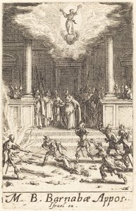 Męczeństwo św. 16341635. autorstwa Jacques Callot