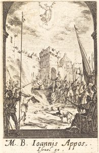 Męczeństwo św. Jana Ewangelisty autorstwa Jacques Callot