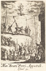 Męczeństwo św. Piotra autorstwa Jacques Callot