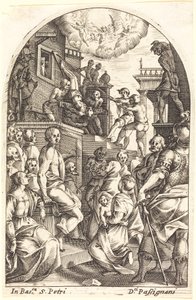 Męczeństwo św. Piotra autorstwa Jacques Callot