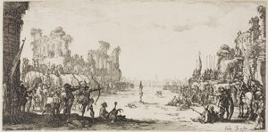 Męczeństwo świętego Sebastiana autorstwa Jacques Callot