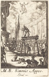 Męczeństwo św. Szymona autorstwa Jacques Callot