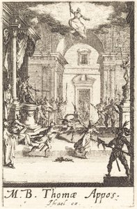 Męczeństwo św. Tomasza autorstwa Jacques Callot