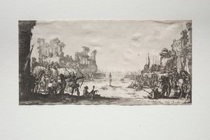Męczeństwo św. Sebastiana autorstwa Jacques Callot