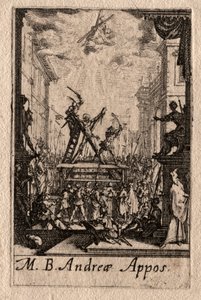 Męczeństwo Apostołów: Św. Andrzej. autorstwa Jacques Callot