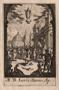 Męczeństwo apostołów: św. Jakub Większy autorstwa Jacques Callot