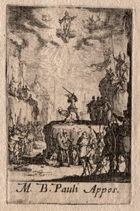 Męczeństwo Apostołów: św. Paweł autorstwa Jacques Callot