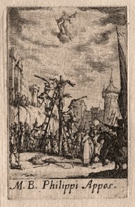 Męczeństwo Apostołów: Św. Filip autorstwa Jacques Callot