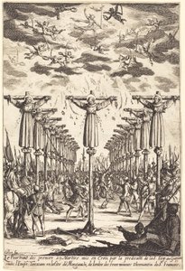 Męczennicy Japonii autorstwa Jacques Callot