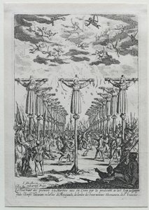 Męczennicy Japonii autorstwa Jacques Callot