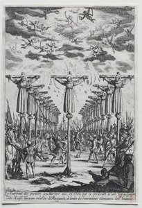 Męczennicy Japonii autorstwa Jacques Callot