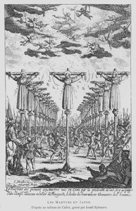 Męczennicy Japonii autorstwa Jacques Callot