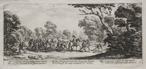 Miseries of War: Aresztowanie złoczyńców autorstwa Jacques Callot