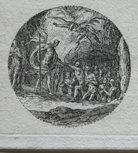 Tajemnice męki: Zejście do otchłani. autorstwa Jacques Callot
