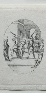 Tajemnice męki: Biczowanie. autorstwa Jacques Callot