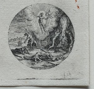 Tajemnice Męki Pańskiej: Przemienienie. autorstwa Jacques Callot