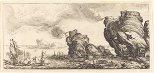 Bitwa morska autorstwa Jacques Callot