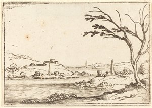 Powódź Nilu. autorstwa Jacques Callot