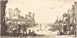 Próba strzałami (św. Sebastian) autorstwa Jacques Callot
