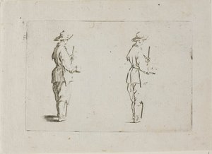 Chłop trzymający kielich, z filmu Kaprysy autorstwa Jacques Callot