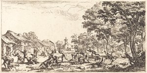 Zemsta chłopów autorstwa Jacques Callot