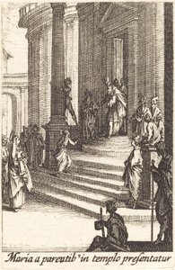 Ofiarowanie Dziewicy autorstwa Jacques Callot