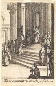 Ofiarowanie Dziewicy autorstwa Jacques Callot