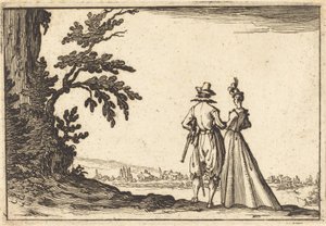 Promenada autorstwa Jacques Callot