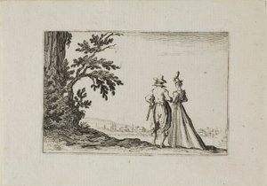 Promenada, z filmu Kaprysy autorstwa Jacques Callot