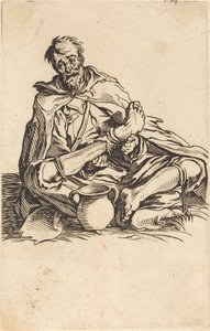 Chory człowiek autorstwa Jacques Callot