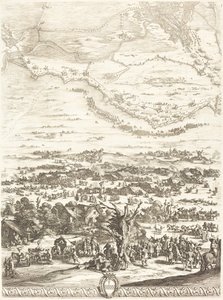 Oblężenie Bredy [tablica 5 z 6] autorstwa Jacques Callot
