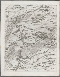 Oblężenie La Rochelle: Tablica 7, 1628-1630. autorstwa Jacques Callot