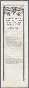 Oblężenie La Rochelle: plansza 8 autorstwa Jacques Callot