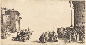 Targ niewolników autorstwa Jacques Callot