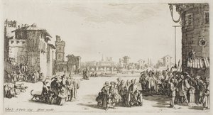 Targ niewolników autorstwa Jacques Callot