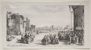 Targ niewolników autorstwa Jacques Callot