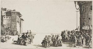 Rynek niewolników autorstwa Jacques Callot