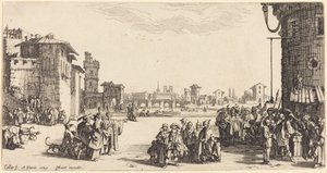 Targ niewolników autorstwa Jacques Callot