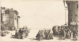 Targ niewolników, 1620. autorstwa Jacques Callot