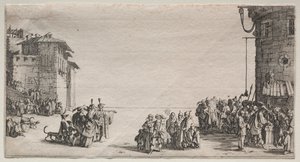 Targ niewolników, 1629. autorstwa Jacques Callot