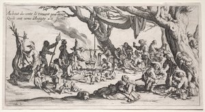 Czechy: Miejsce zatrzymania: Święto Czechów autorstwa Jacques Callot
