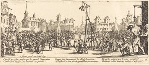 Strappado autorstwa Jacques Callot