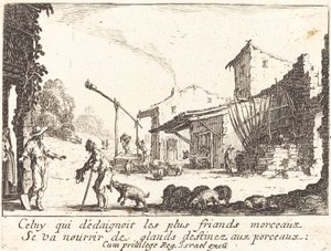 Świniopas autorstwa Jacques Callot
